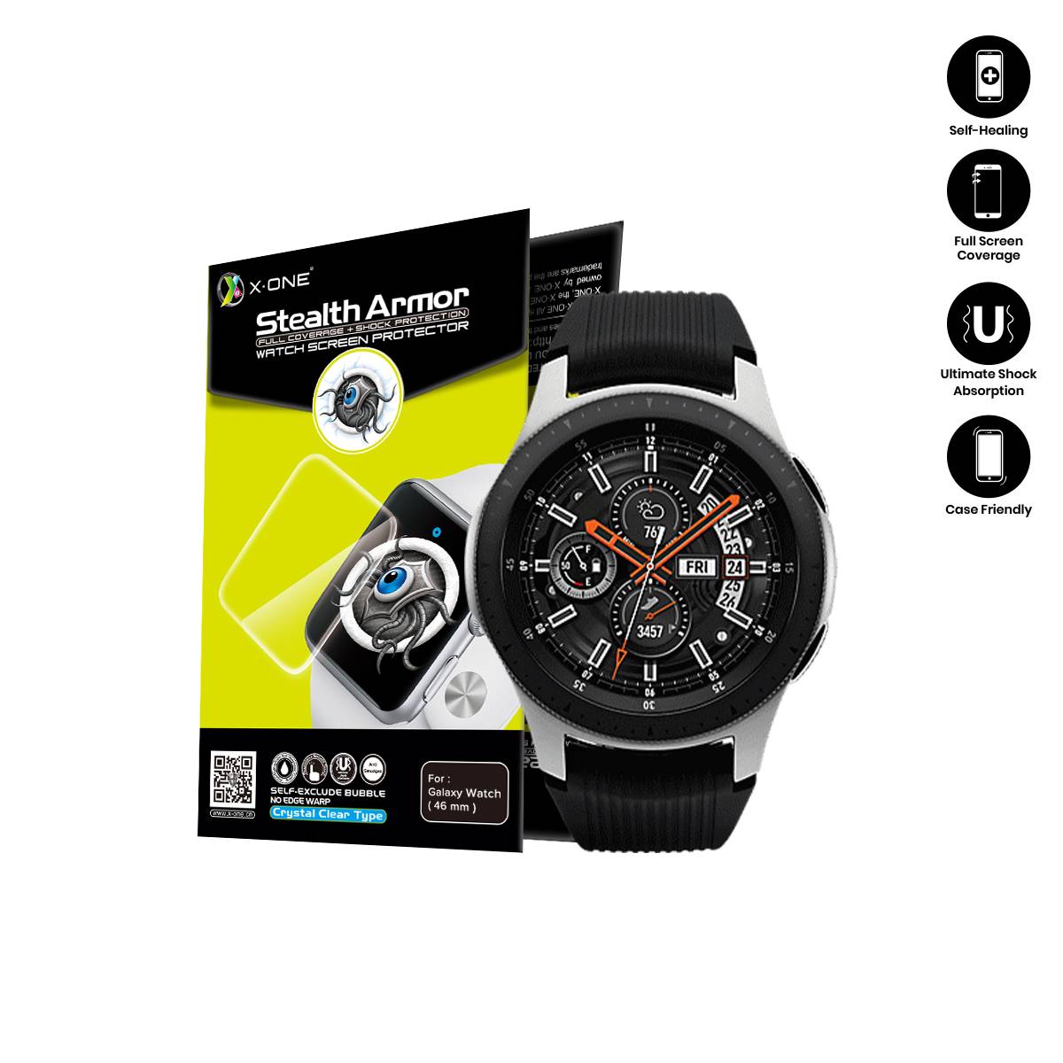 Samsung Galaxy Watch 46mm X-One Stealth Armor Watch Screen Protector |  AUTHORISED X-ONE® DISTRIBUTOR MALAYSIA