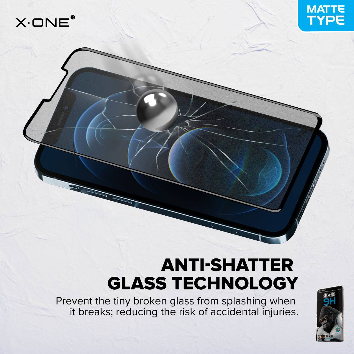 Apple iPhone 12 Pro Max / 12 / 12 Pro / 12 Mini X.One 9H Gorilla