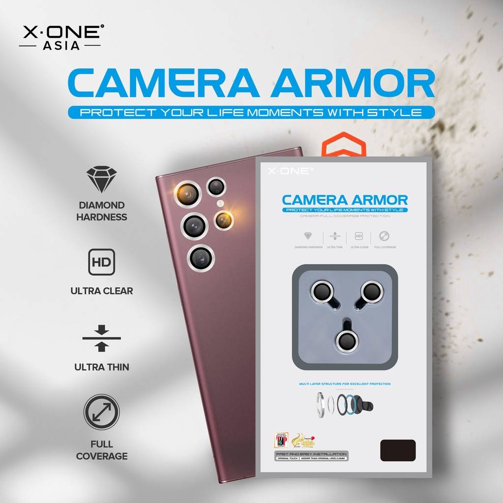 X.One Camera Armor Lens Protector for Samsung Galaxy S22 Ultra X.One