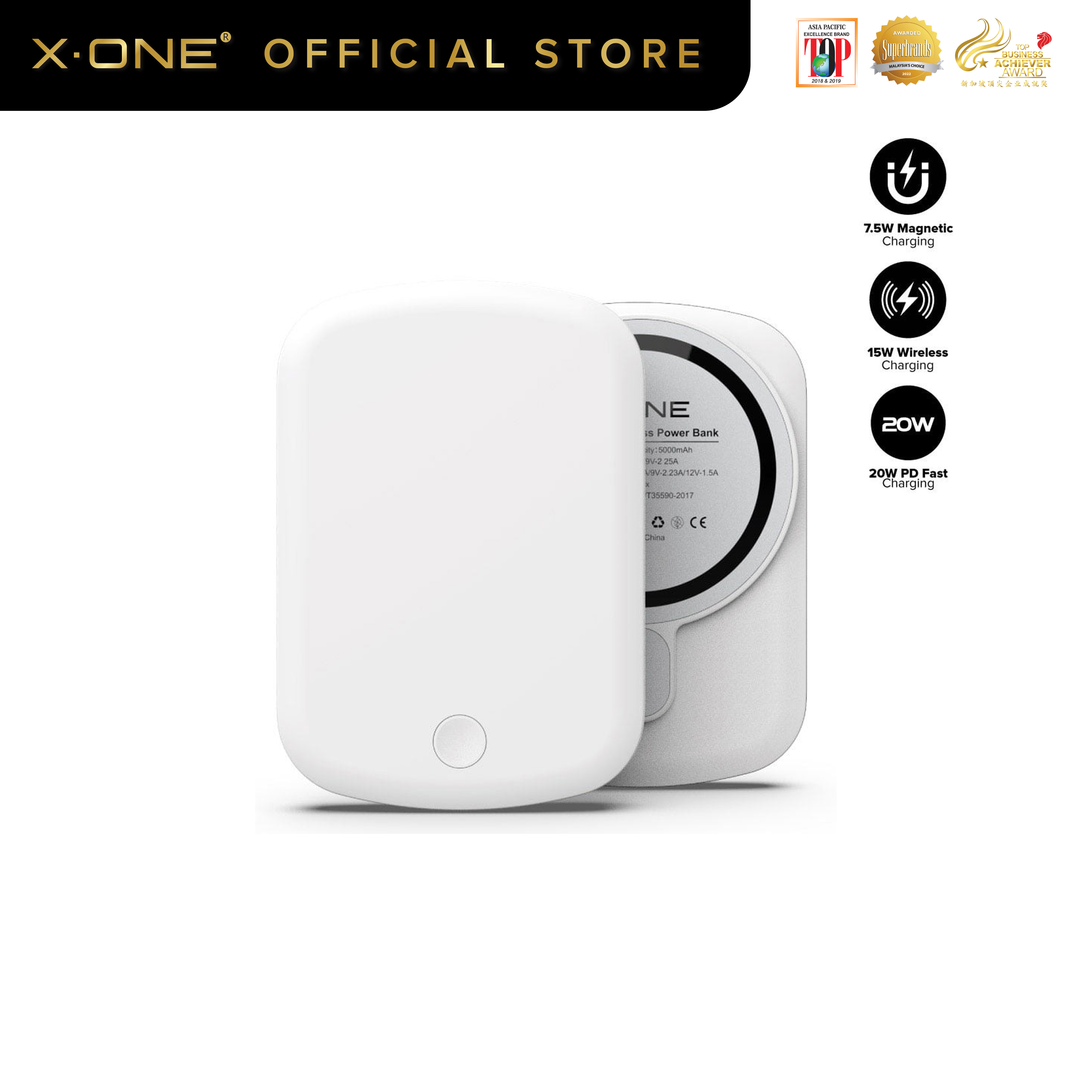 XOne 20W PD typeC Nano Magsafe Wireless 5000mAh / 10000mAh Powerbank